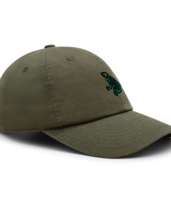 frosch premium vaterhut gestickte baseballkappe mit teichmotiv 3753