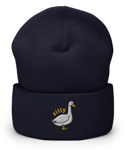 Gans Bestickte Warme Umgeschlagene Hut Lustige Hut gans bestickte warme umgeschlagene hut lustige hut 3857