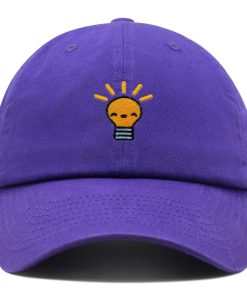 glückliche glühbirne premium vaterhut gestickte baseballkappe mit ideen design 1598