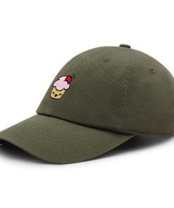 Glücklicher Cupcake Premium Vaterhut Gestickte Baseballkappe mit Muffin Design glücklicher cupcake premium vaterhut gestickte baseballkappe mit muffin design 6923