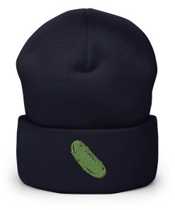 Gurke Bestickte Warme Winter Umgeschlagene Hut Gurkenliebhaber Geschenk gurke bestickte warme winter umgeschlagene hut gurkenliebhaber geschenk 8120