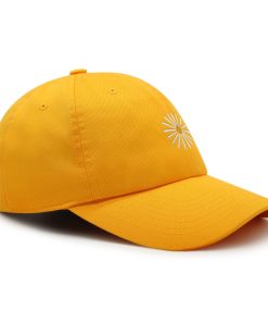 gänseblümchen premium vaterhut gestickte baseballkappe mit weißem blumenmuster 5011