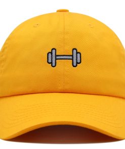 Hantel Premium Vaterhut Gestickte Baseballkappe mit Fitnessmotiven hantel premium vaterhut gestickte baseballkappe mit fitnessmotiven 2347