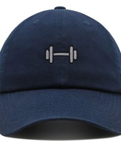 Hantel Premium Vaterhut Gestickte Baseballkappe mit Fitnessmotiven hantel premium vaterhut gestickte baseballkappe mit fitnessmotiven 7339