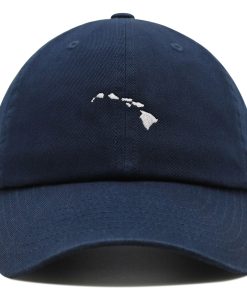 Hawaii Karte Premium Vaterhut Gestickte Baumwoll Baseballkappe mit Inselkarte hawaii karte premium vaterhut gestickte baumwoll baseballkappe mit inselkarte 6380