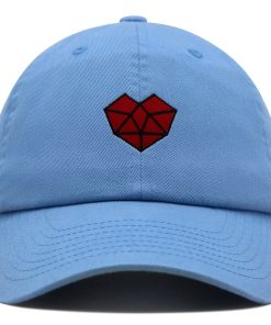 herz premium vaterhut gestickte baseballkappe mit gesundheits und liebes motiv 3820