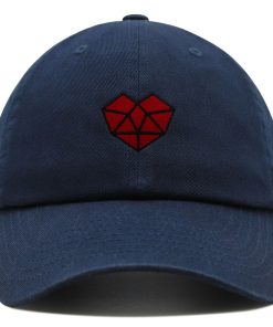 herz premium vaterhut gestickte baseballkappe mit gesundheits und liebes motiv 6735