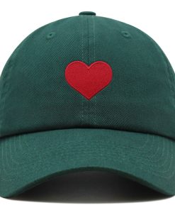 Herz Symbol Premium Vaterhut Gestickte Baumwoll Baseballkappe mit einfachem Herz herz symbol premium vaterhut gestickte baumwoll baseballkappe mit einfachem herz 3941