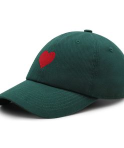 Herz Symbol Premium Vaterhut Gestickte Baumwoll Baseballkappe mit einfachem Herz herz symbol premium vaterhut gestickte baumwoll baseballkappe mit einfachem herz 8046