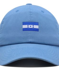 honduras flagge premium vaterhut gestickte baumwoll baseballkappe mit nationalflagge 6146