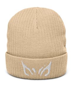 jaig augen bestickte warme winter gerippte beanie 2141