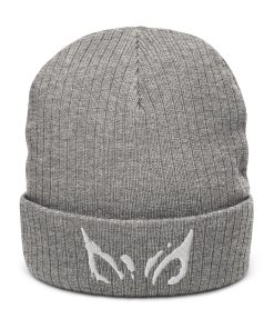 jaig augen bestickte warme winter gerippte beanie 5341