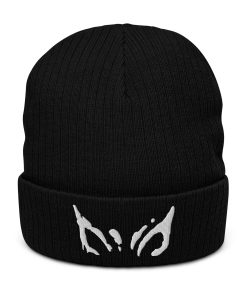 jaig augen bestickte warme winter gerippte beanie 6787