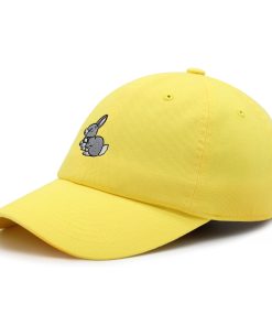 Kaninchen Premium Vaterhut Gestickte Baseballkappe Niedlich kaninchen premium vaterhut gestickte baseballkappe niedlich 3495