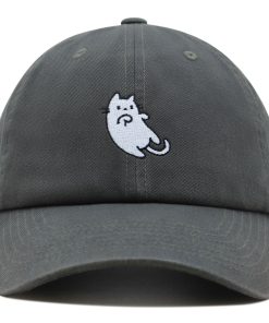 Katze Premium Vaterhut Gestickte Baseballkappe mit liegendem Motiv katze premium vaterhut gestickte baseballkappe mit liegendem motiv 5662