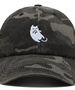 Katze Premium Vaterhut Gestickte Baseballkappe mit liegendem Motiv katze premium vaterhut gestickte baseballkappe mit liegendem motiv 7787