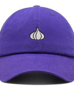 knoblauch premium vaterhut gestickte baseballkappe mit lebensmittel motiv 2432