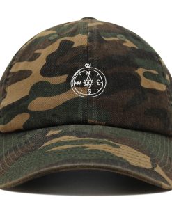 Kompass Premium Vaterhut Gestickte Baseballkappe mit Abenteuer Motiv kompass premium vaterhut gestickte baseballkappe mit abenteuer motiv 2550