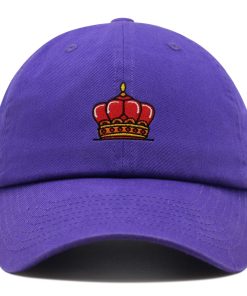 königskrone premium vaterhut gestickte baseballkappe mit kostüm haar 8667