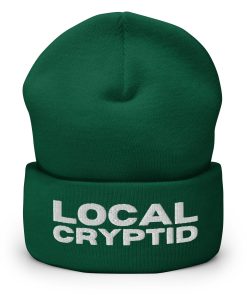 Lokale Kryptid Bestickte Warme Umgeschlagene Hut lokale kryptid bestickte warme umgeschlagene hut 1417