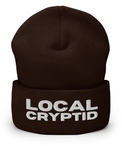 Lokale Kryptid Bestickte Warme Umgeschlagene Hut lokale kryptid bestickte warme umgeschlagene hut 4021