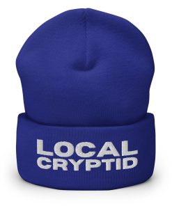 Lokale Kryptid Bestickte Warme Umgeschlagene Hut lokale kryptid bestickte warme umgeschlagene hut 5804