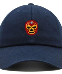 Lucha Libre Premium Vaterhut Gestickte Baseballkappe mit Wrestling Design lucha libre premium vaterhut gestickte baseballkappe mit wrestling design 7452