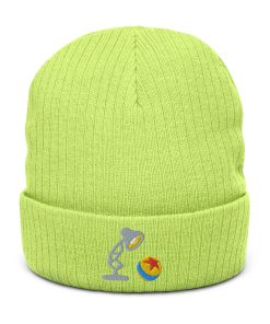 luxo jr lampe bestickte warme winter gerippte beanie 4881