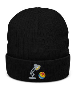 luxo jr lampe bestickte warme winter gerippte beanie 6164