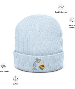 luxo jr lampe bestickte warme winter gerippte beanie 8773
