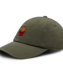 Lächelnde Pommes Frites Premium Vaterhut Gestickte Baseballkappe mit Chips Design lächelnde pommes frites premium vaterhut gestickte baseballkappe mit chips design 2142