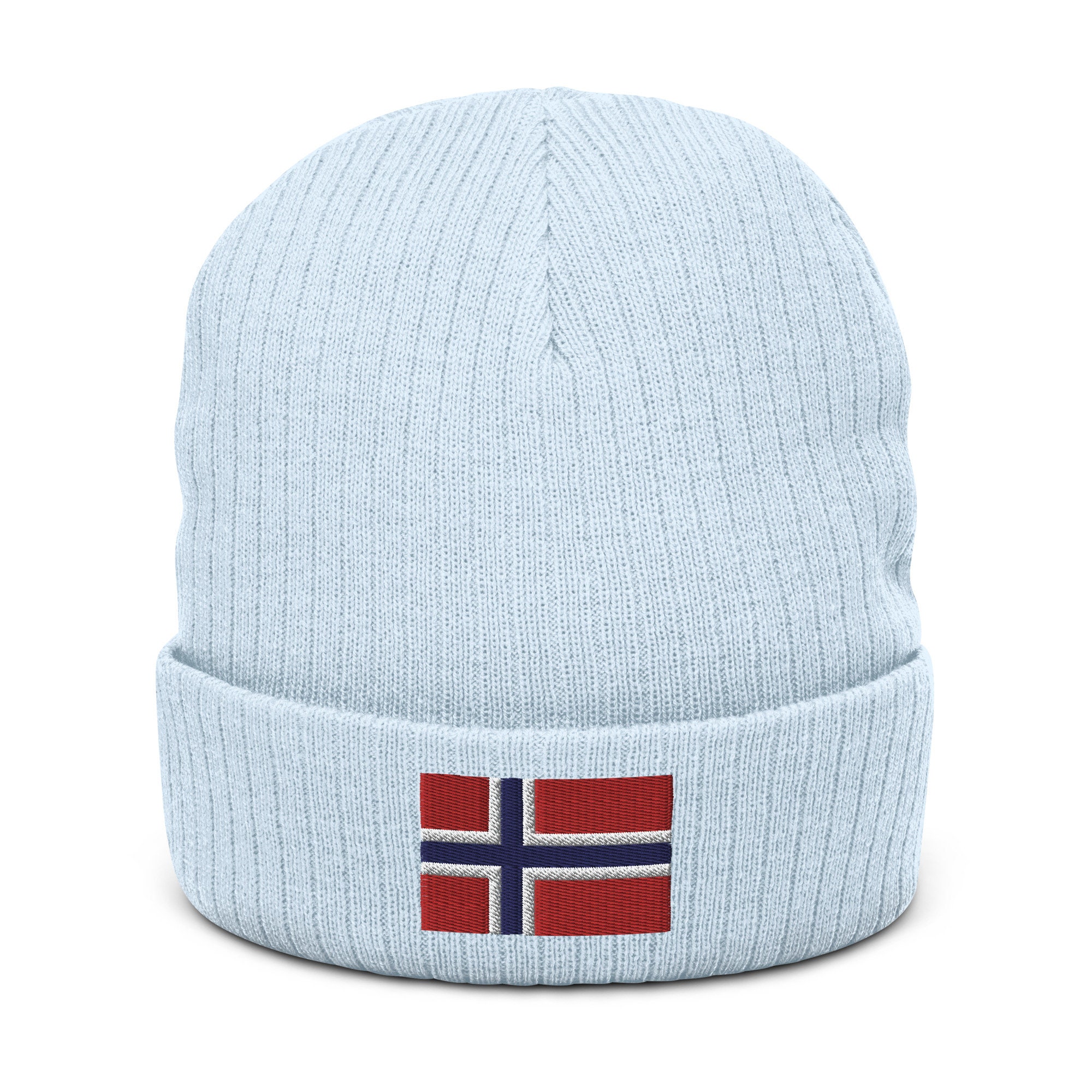 norwegen flagge bestickte warme gerippte beanie norwegen geschenk 1785