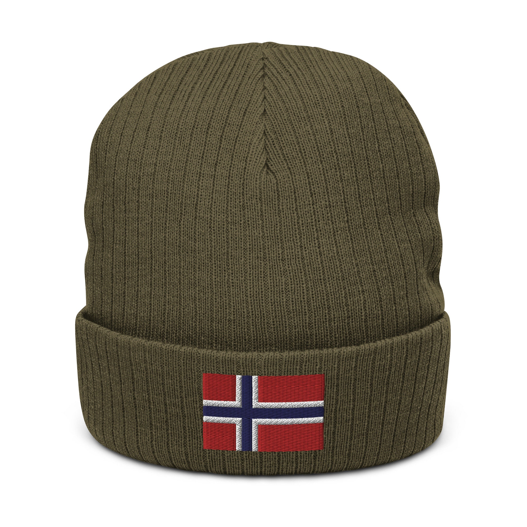 norwegen flagge bestickte warme gerippte beanie norwegen geschenk 1797