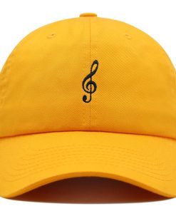 notenschlüssel premium vaterhut gestickte baseballkappe mit musik symbol 1551