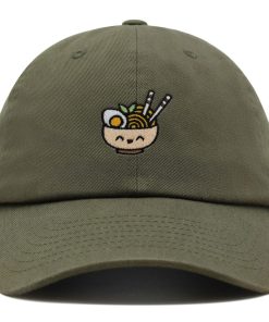 Nudeln Premium Vaterhut Gestickte Baseballkappe mit asiatischem Foodie Design nudeln premium vaterhut gestickte baseballkappe mit asiatischem foodie design 5211