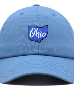 Ohio State Premium Vaterhut Gestickte Baumwoll Baseballkappe mit Kartenmotiv ohio state premium vaterhut gestickte baumwoll baseballkappe mit kartenmotiv 4637