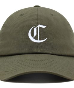 Old English Letter C Premium Vaterhut Gestickte Baumwoll Baseballkappe mit Buchstaben old english letter c premium vaterhut gestickte baumwoll baseballkappe mit buchstaben 8023