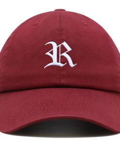 old english letter r premium vaterhut gestickte baumwoll baseballkappe mit buchstaben 8574