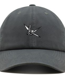 origami kranich premium vaterhut gestickte baseballkappe mit papier schwan 5373