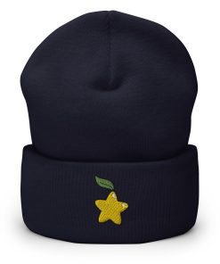 Paopu Frucht Bestickte Warme Umgeschlagene Hut Videospiel Beanie paopu frucht bestickte warme umgeschlagene hut videospiel beanie 3819