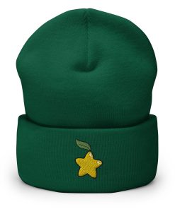 Paopu Frucht Bestickte Warme Umgeschlagene Hut Videospiel Beanie paopu frucht bestickte warme umgeschlagene hut videospiel beanie 4154
