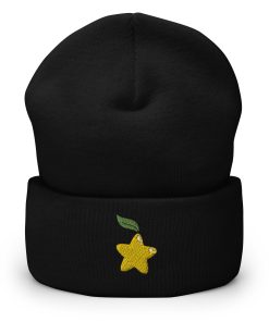 Paopu Frucht Bestickte Warme Umgeschlagene Hut Videospiel Beanie paopu frucht bestickte warme umgeschlagene hut videospiel beanie 4610