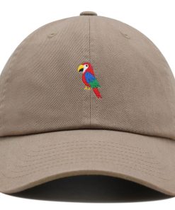 papagei premium vaterhut gestickte baseballkappe mit vogelmotiv 8752