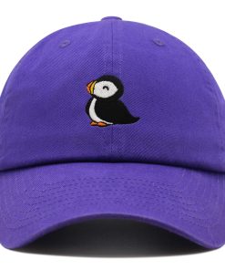 papageitaucher premium vaterhut gestickte baseballkappe mit niedlichem vogel 2636