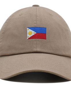 Philippinen Flagge Premium Vaterhut Gestickte Baumwoll Baseballkappe mit Nationalflagge philippinen flagge premium vaterhut gestickte baumwoll baseballkappe mit nationalflagge 5150