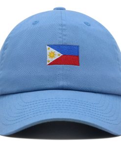 Philippinen Flagge Premium Vaterhut Gestickte Baumwoll Baseballkappe mit Nationalflagge philippinen flagge premium vaterhut gestickte baumwoll baseballkappe mit nationalflagge 6332