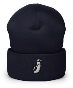 pinguin bestickte warme winter umgeschlagene hut zoo hut 1742