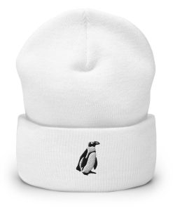 pinguin bestickte warme winter umgeschlagene hut zoo hut 4335