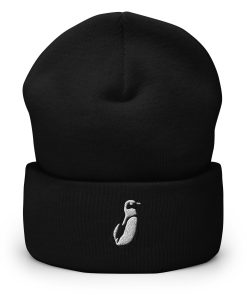 pinguin bestickte warme winter umgeschlagene hut zoo hut 8194