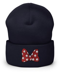 Polkadot Schleife Bestickte Warme Umgeschlagene Hut polkadot schleife bestickte warme umgeschlagene hut 5700